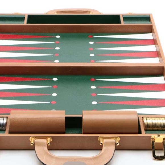 Vintage 1970s Gucci Backgammon Set in Leather Case - Picture 12 of 16